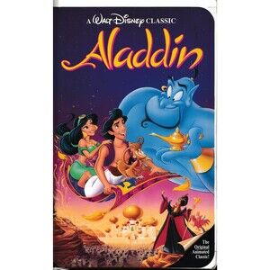 Aladdin (1992) Walt Disney Classic VHS Rare NTSC Clamshell Original Movie